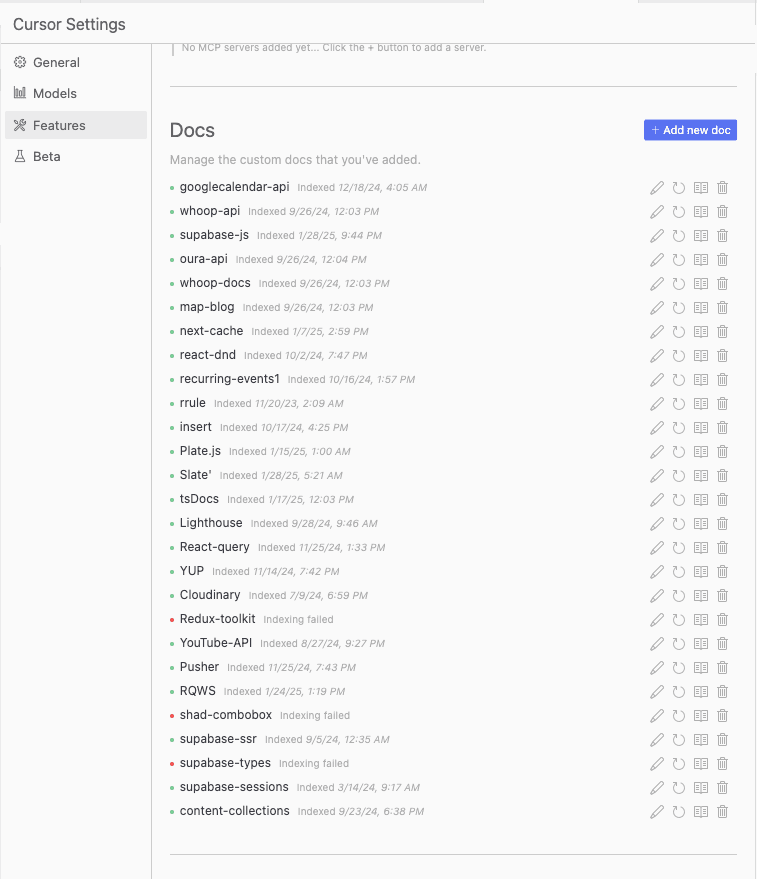 Cursor Docs Cursor Docs